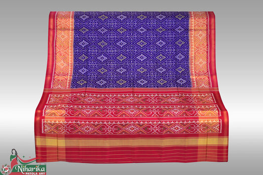 SIPS-PC-BP-01 | Paanchanda Single Ikkat Patola Saree (RAJKOTI)