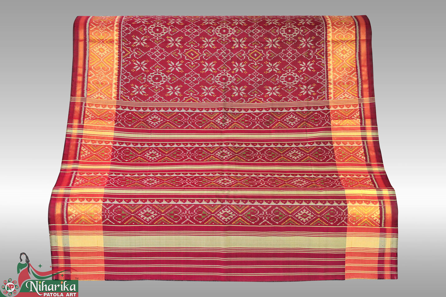 SIPS-MC-M-01 | Manekchok Single Ikkat Patola Saree (RAJKOTI)