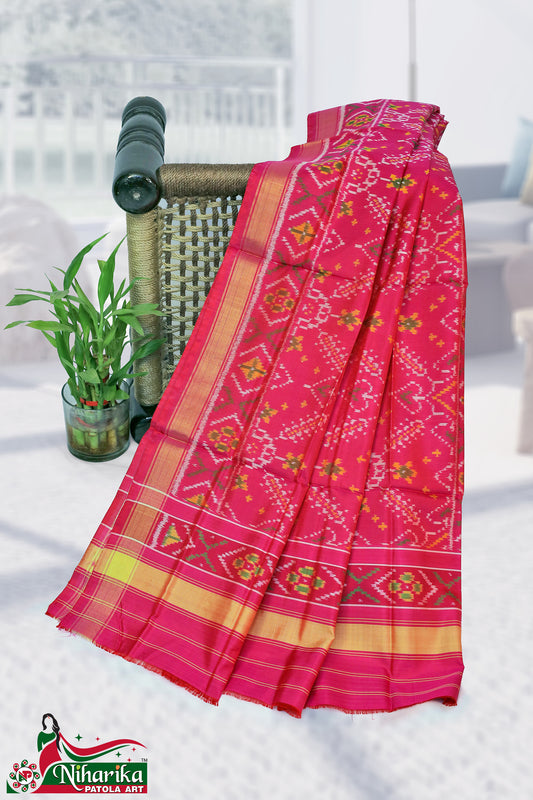 SIPD-MC-F-01 | Manekchok Single Ikkat Patola Dupatta