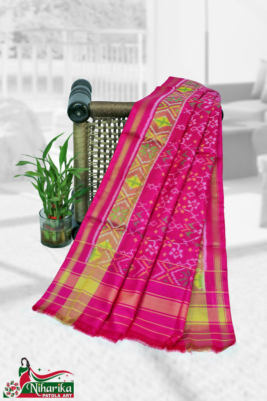 SIPD-NV-P-01 | Navratan Single Ikkat Patola Dupatta