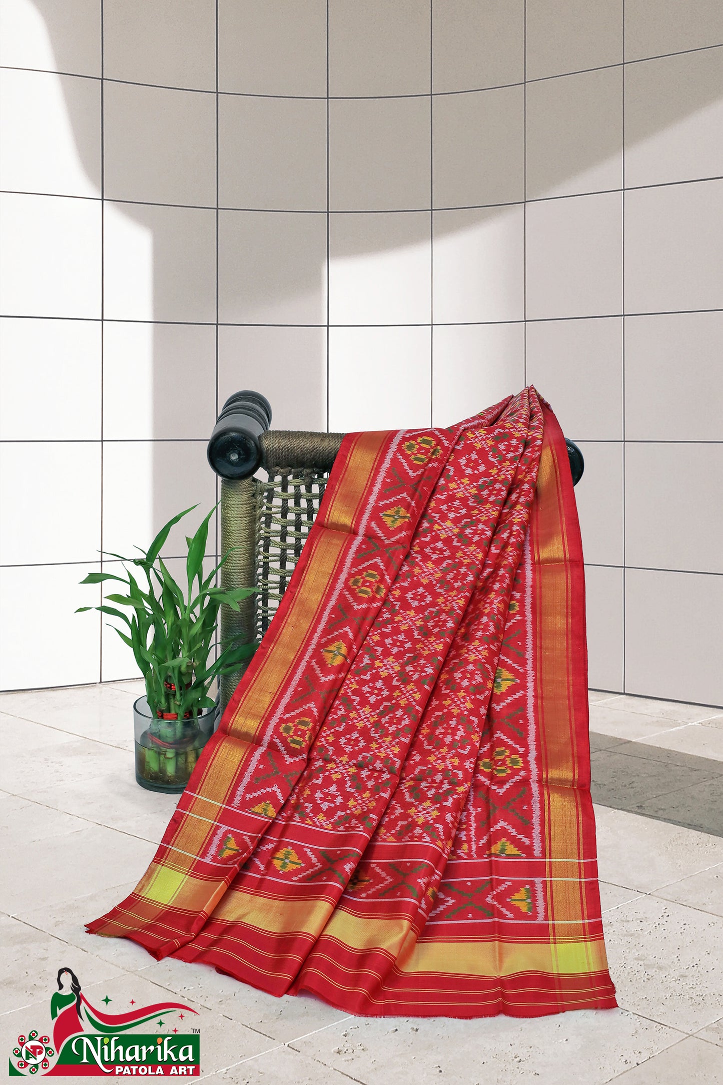 SIPD-F-Dr-01 | Fency Single Ikkat Patola Dupatta