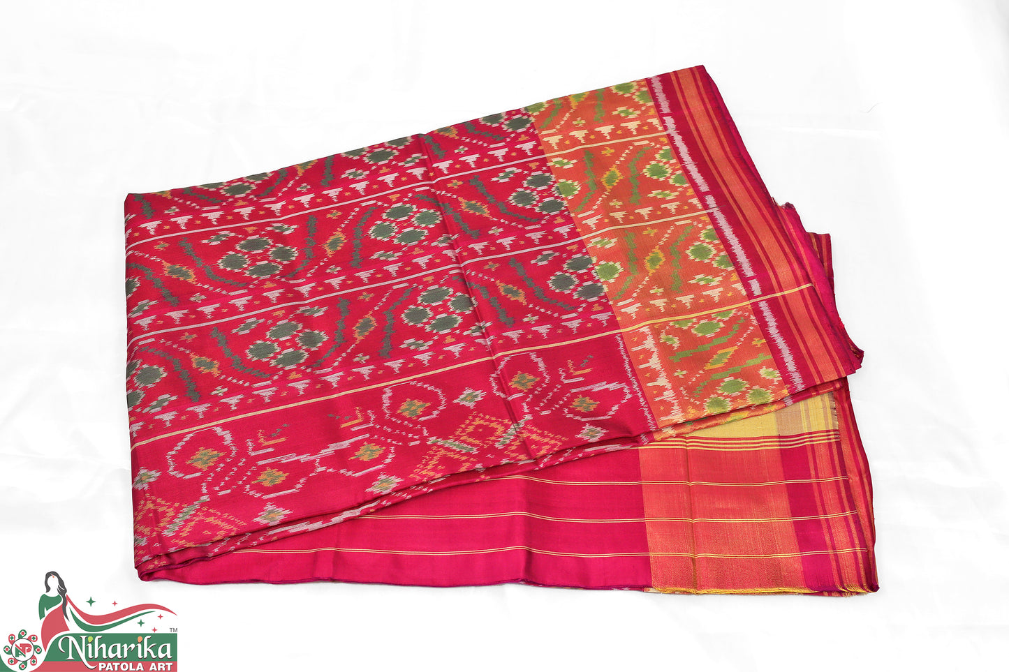 SIPS-MC-P-01 | Manekchok Single Ikkat Patola Saree (RAJKOTI)